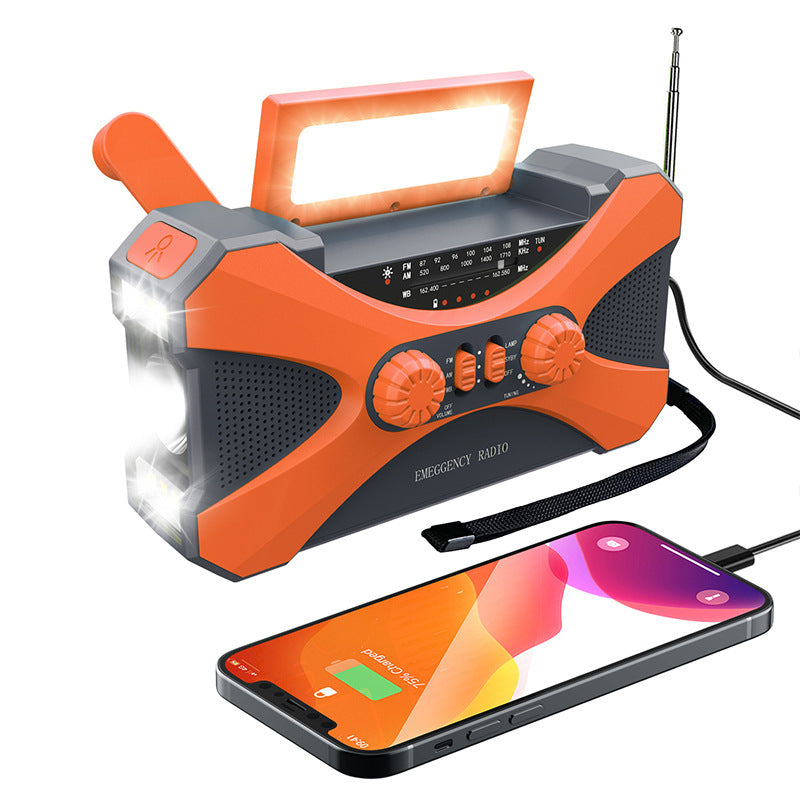 Oasis 3 In 1 Portable Hand Crank AM-FM-NOAA Radio
