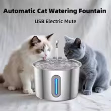 Pet Drinking Device-Large Capacity-Stainless Steel