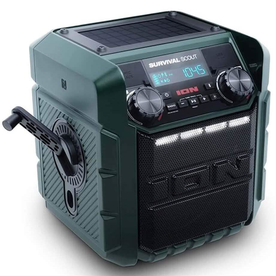 ION Audio iPA95 Solar Energy Speaker/Radio
