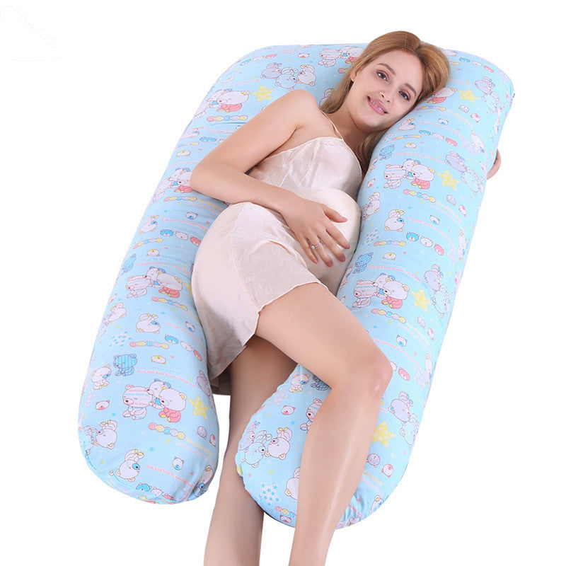 Pregnancy Bliss, U-Shaped Pillow for Energizing Sleep and Relief