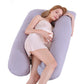 Pregnancy Bliss, U-Shaped Pillow for Energizing Sleep and Relief
