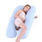 Pregnancy Bliss, U-Shaped Pillow for Energizing Sleep and Relief
