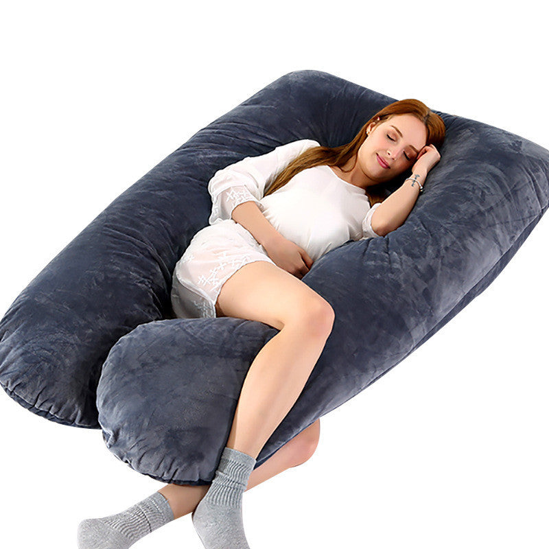 Pregnancy Bliss, U-Shaped Pillow for Energizing Sleep and Relief