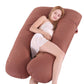 Pregnancy Bliss, U-Shaped Pillow for Energizing Sleep and Relief