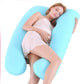 Pregnancy Bliss, U-Shaped Pillow for Energizing Sleep and Relief