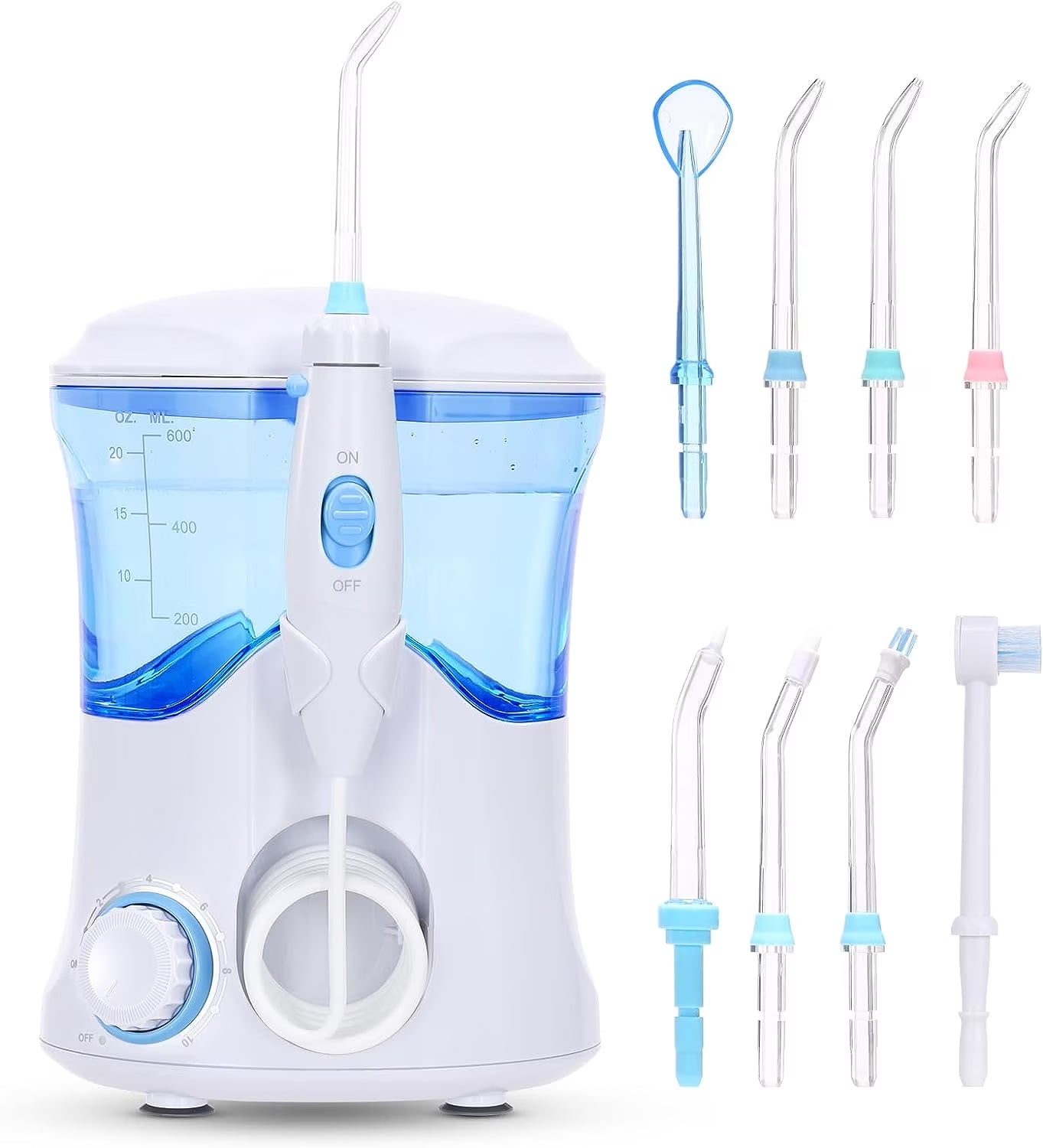 Portable Cordless Water Flosser - Electric Oral Irrigator for Braces - Adults/Kids 