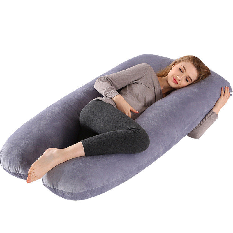 Pregnancy Bliss, U-Shaped Pillow for Energizing Sleep and Relief