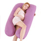 Pregnancy Bliss, U-Shaped Pillow for Energizing Sleep and Relief