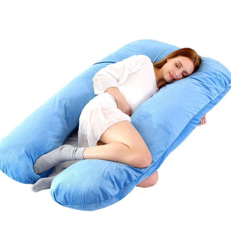Pregnancy Bliss, U-Shaped Pillow for Energizing Sleep and Relief